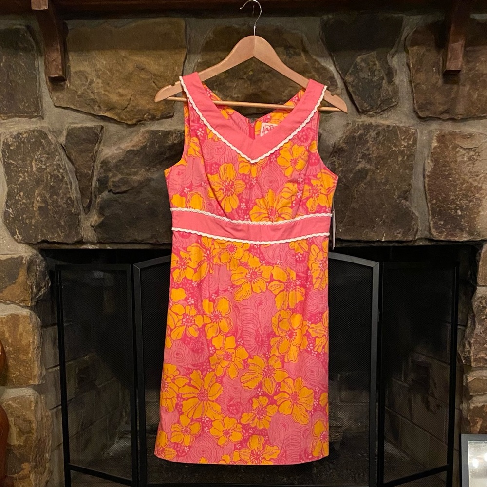 NWT Lilly Pulitzer Del Mar Dress Ric Rac Size 6